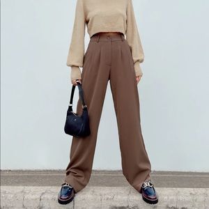 Brown Trouser Pants